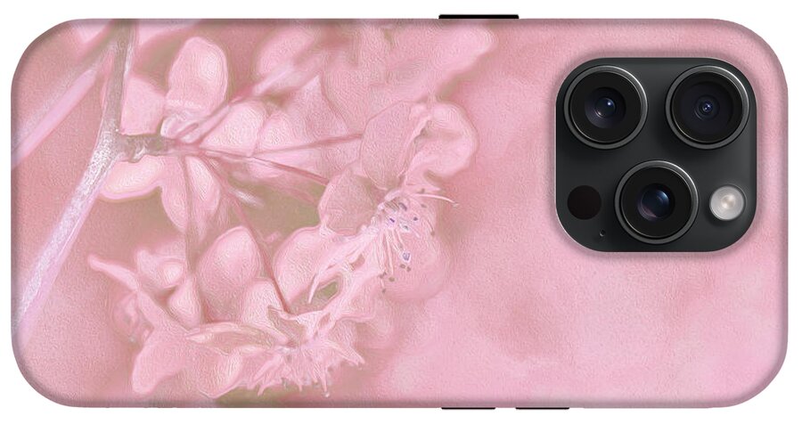 Pink Flowers Background Artistic Backdrop  - Phone Case