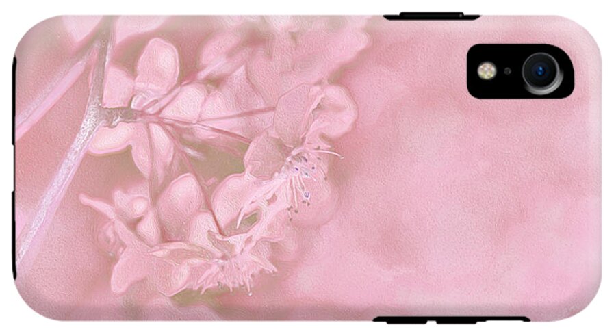 Pink Flowers Background Artistic Backdrop  - Phone Case