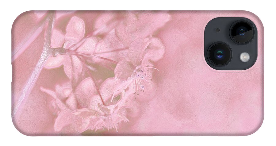 Pink Flowers Background Artistic Backdrop  - Phone Case