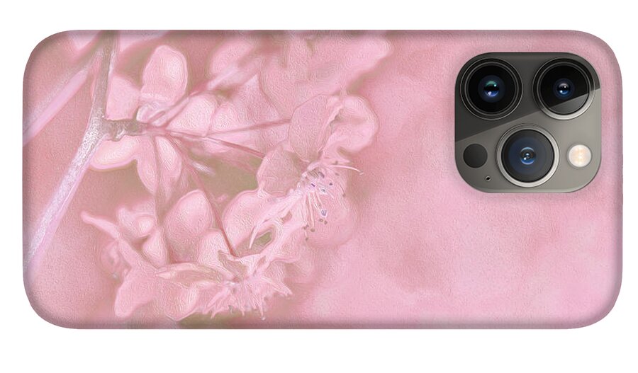 Pink Flowers Background Artistic Backdrop  - Phone Case