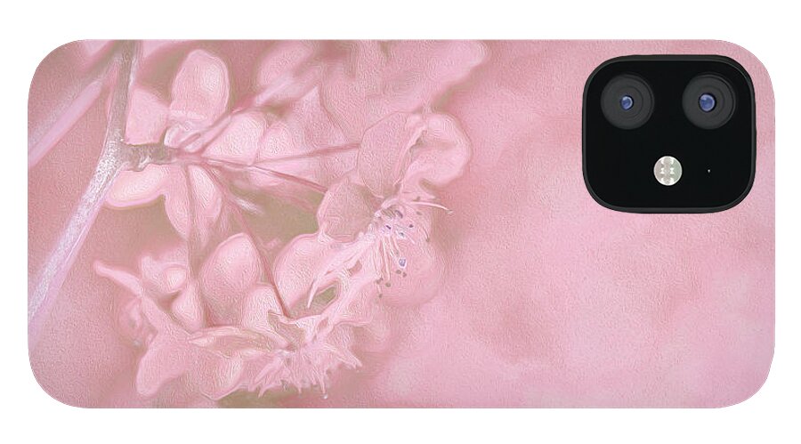 Pink Flowers Background Artistic Backdrop  - Phone Case