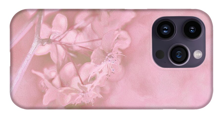 Pink Flowers Background Artistic Backdrop  - Phone Case