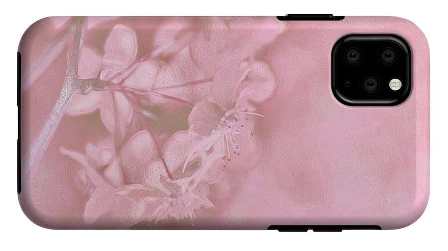 Pink Flowers Background Artistic Backdrop  - Phone Case