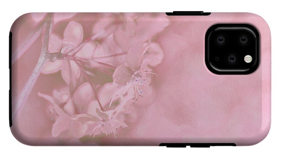 Pink Flowers Background Artistic Backdrop  - Phone Case
