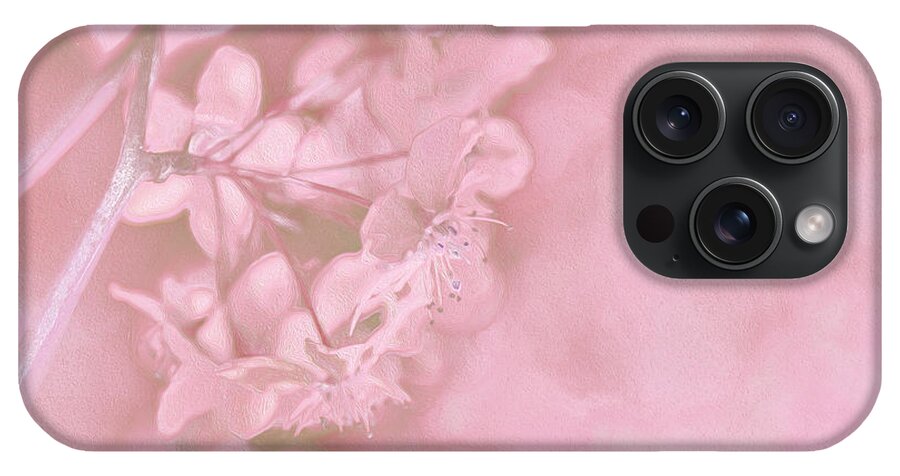 Pink Flowers Background Artistic Backdrop  - Phone Case