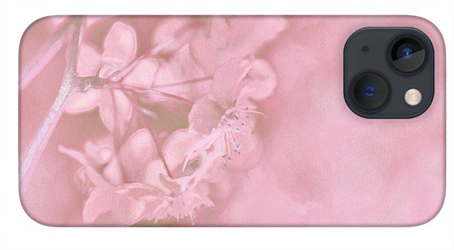 Pink Flowers Background Artistic Backdrop  - Phone Case