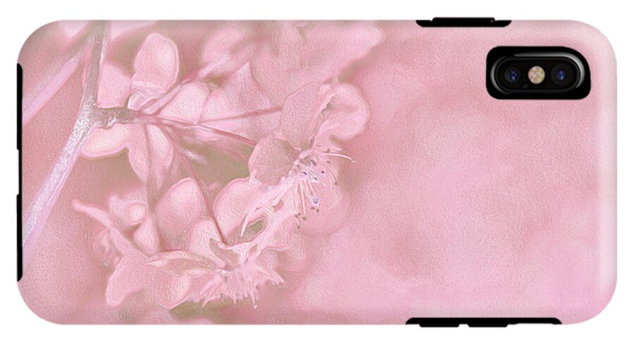 Pink Flowers Background Artistic Backdrop  - Phone Case