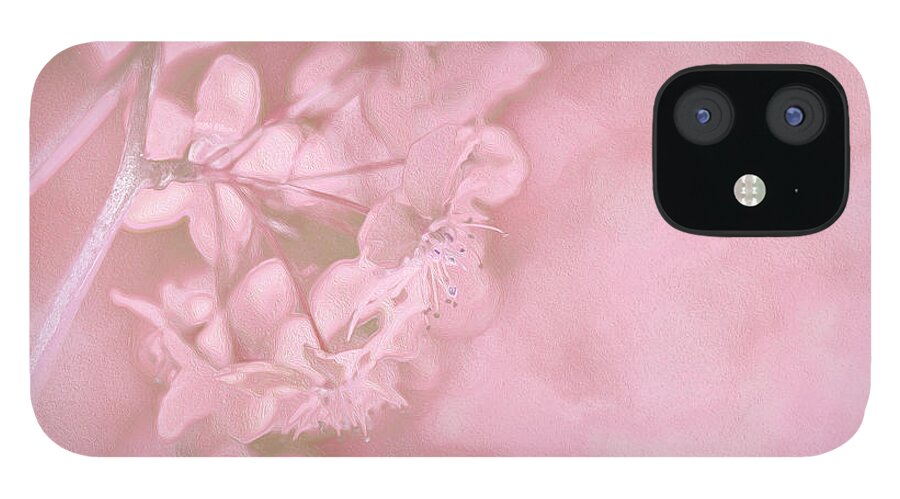 Pink Flowers Background Artistic Backdrop  - Phone Case