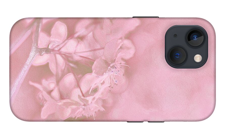 Pink Flowers Background Artistic Backdrop  - Phone Case