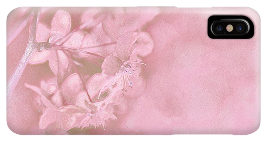 Pink Flowers Background Artistic Backdrop  - Phone Case