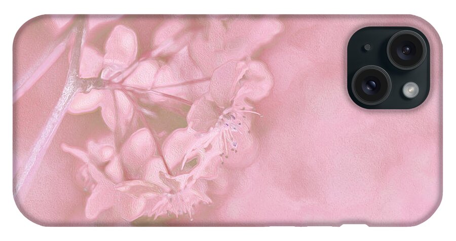 Pink Flowers Background Artistic Backdrop  - Phone Case