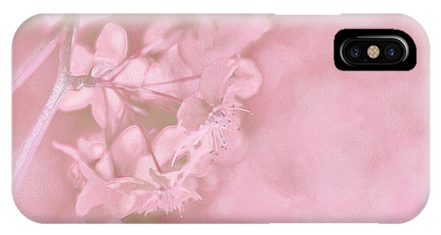Pink Flowers Background Artistic Backdrop  - Phone Case