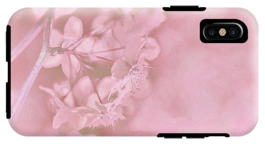 Pink Flowers Background Artistic Backdrop  - Phone Case