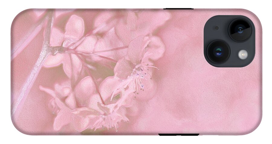 Pink Flowers Background Artistic Backdrop  - Phone Case