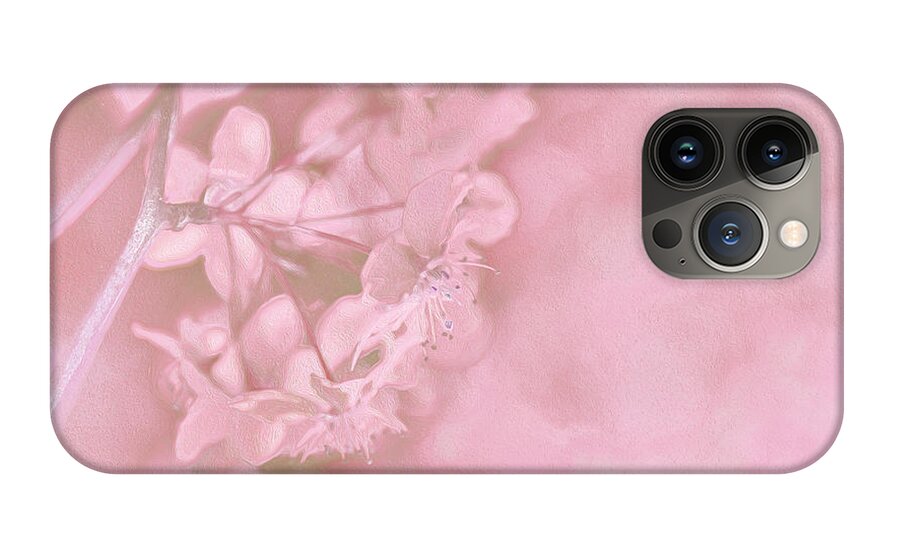 Pink Flowers Background Artistic Backdrop  - Phone Case