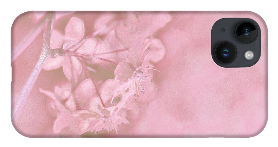 Pink Flowers Background Artistic Backdrop  - Phone Case
