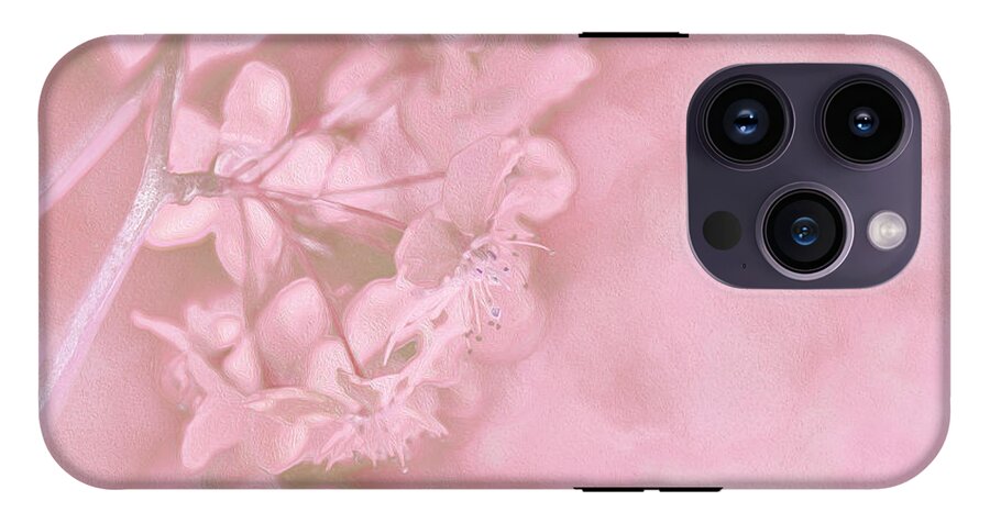 Pink Flowers Background Artistic Backdrop  - Phone Case