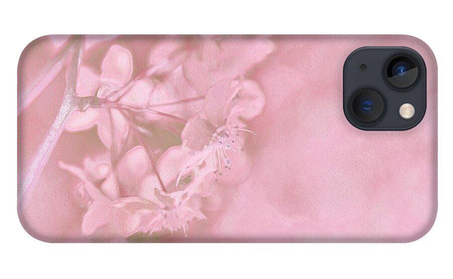 Pink Flowers Background Artistic Backdrop  - Phone Case
