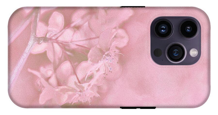 Pink Flowers Background Artistic Backdrop  - Phone Case