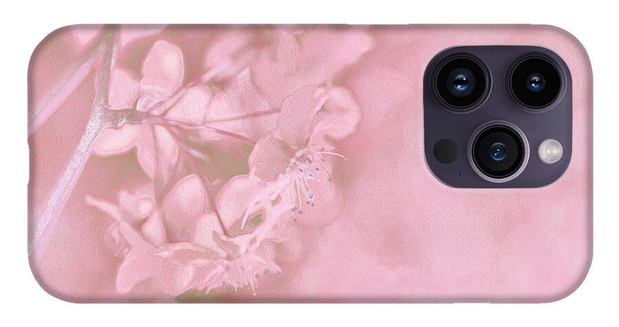 Pink Flowers Background Artistic Backdrop  - Phone Case