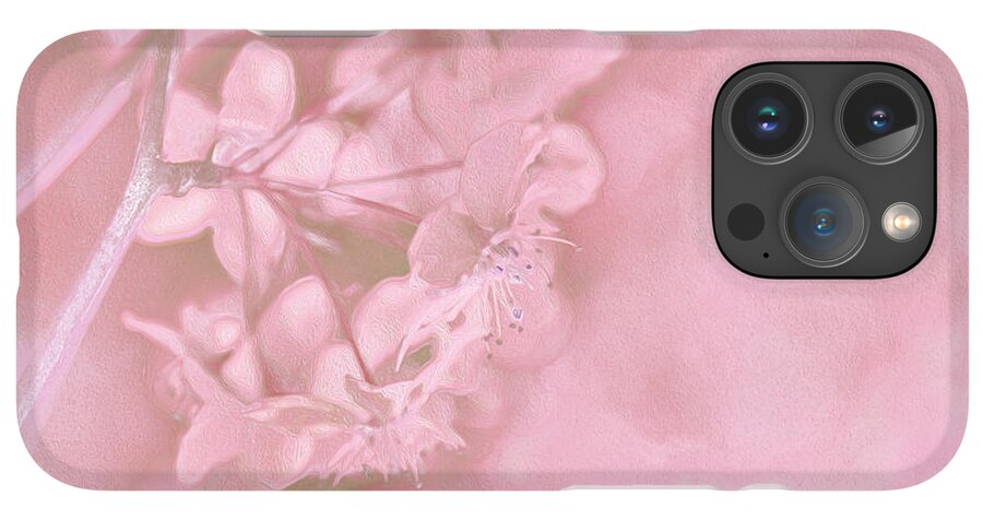Pink Flowers Background Artistic Backdrop  - Phone Case