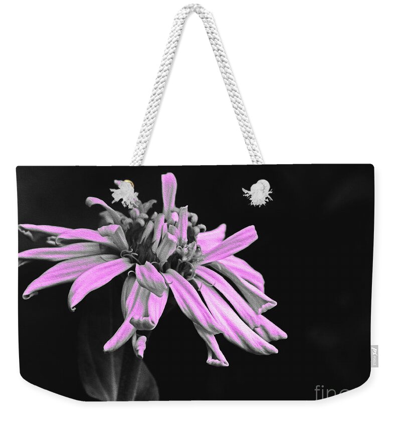 Pink Midnight Flower - Weekender Tote Bag