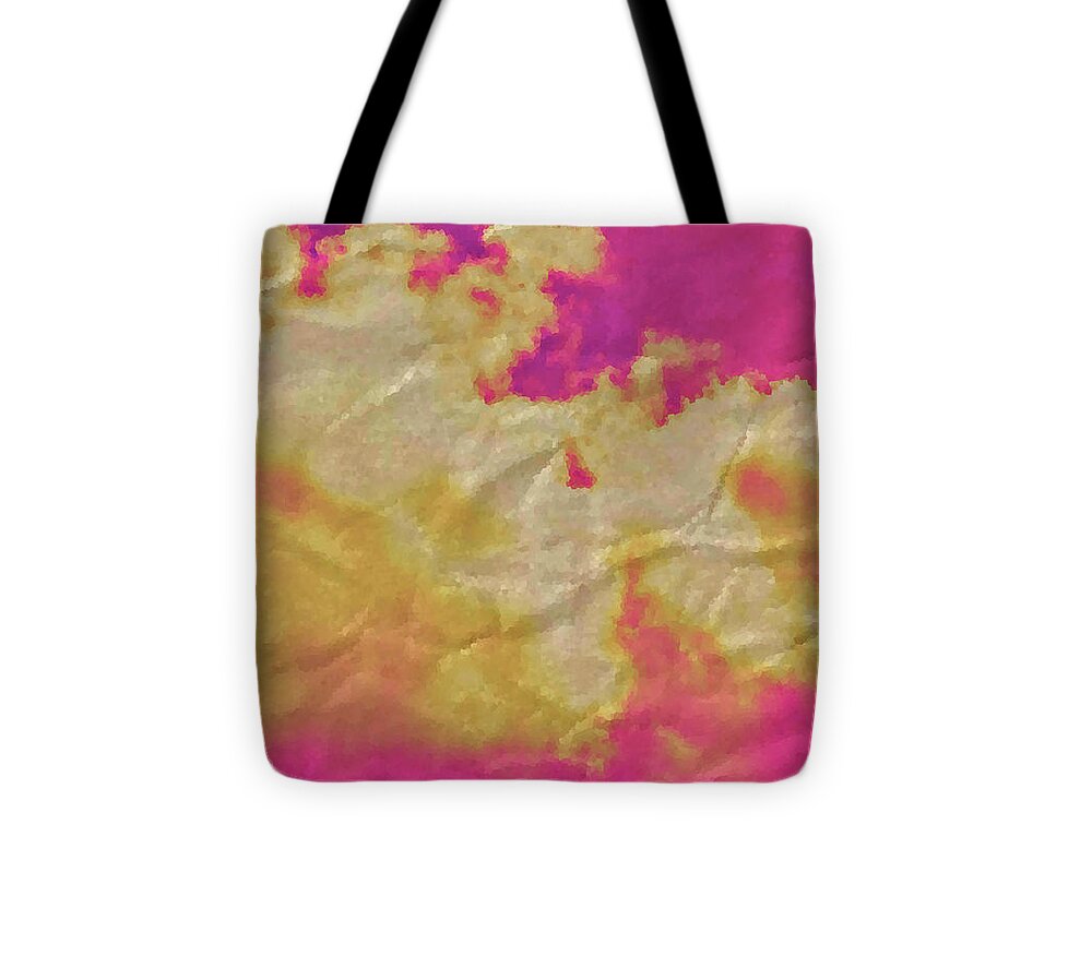 Pink Wrinkled Clouds  - Tote Bag
