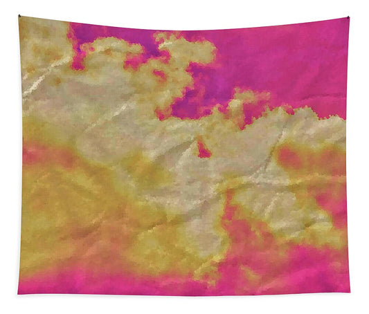 Pink Wrinkled Clouds  - Tapestry