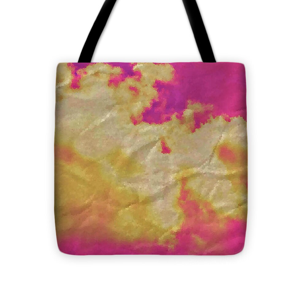 Pink Wrinkled Clouds  - Tote Bag
