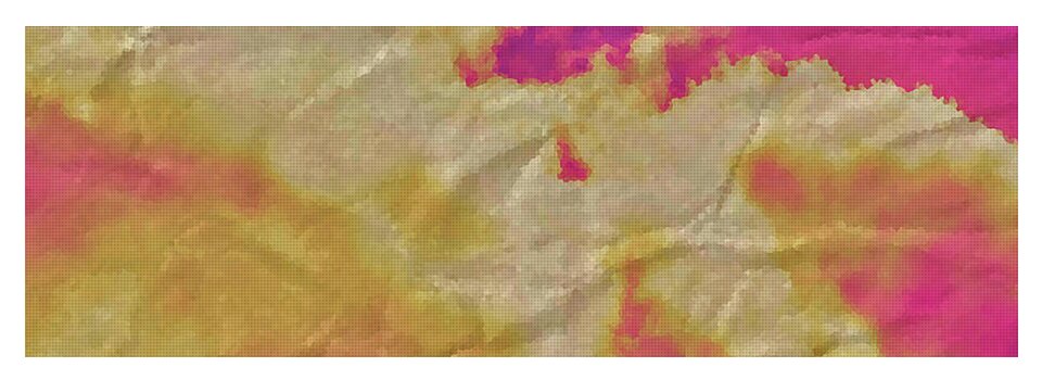 Pink Wrinkled Clouds  - Yoga Mat