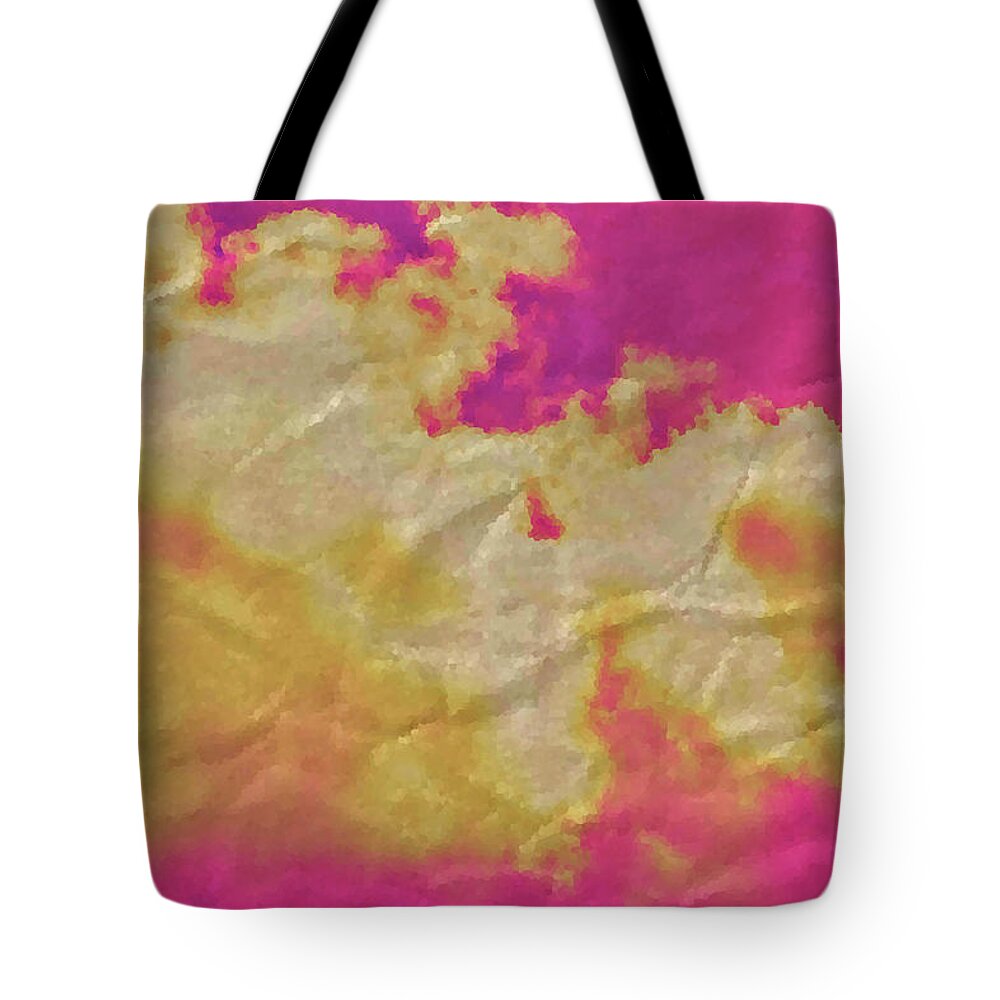 Pink Wrinkled Clouds  - Tote Bag