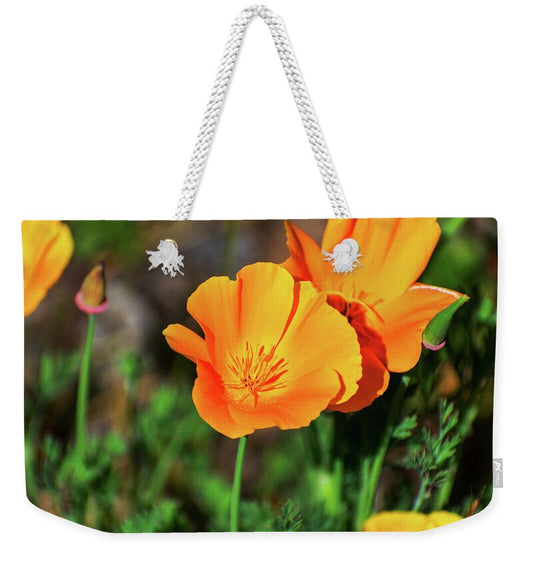 Poppy Flower Hugs - Weekender Tote Bag