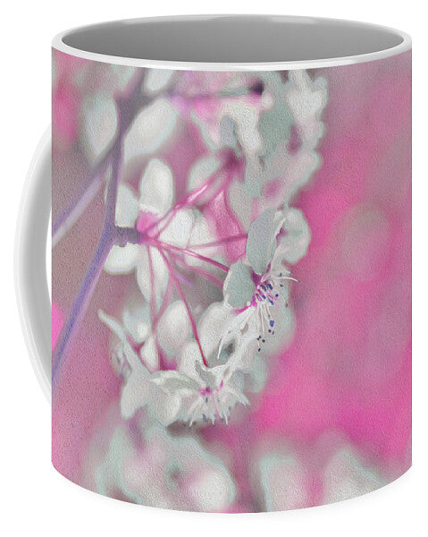 Pretty Pink Backdrop of Flowers - Mug