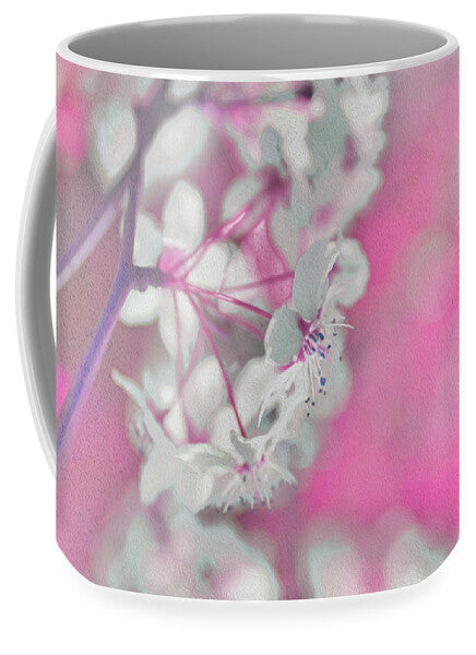 Pretty Pink Backdrop of Flowers - Mug