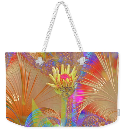 Pucker Upper Flower Abstract - Weekender Tote Bag