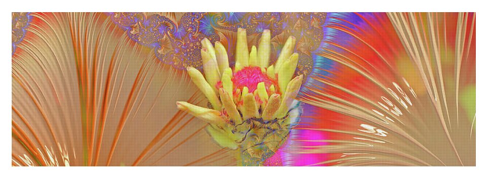Pucker Upper Flower Abstract - Yoga Mat