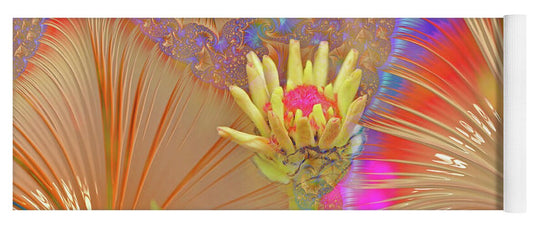 Pucker Upper Flower Abstract - Yoga Mat