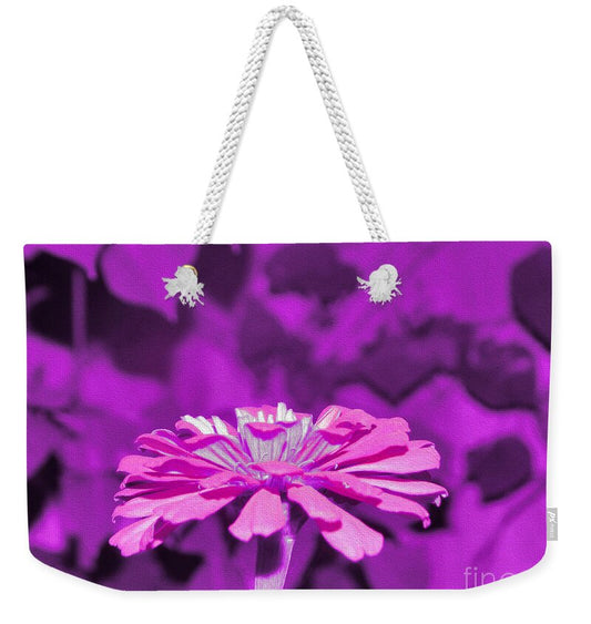 Purple Art Flower - Weekender Tote Bag