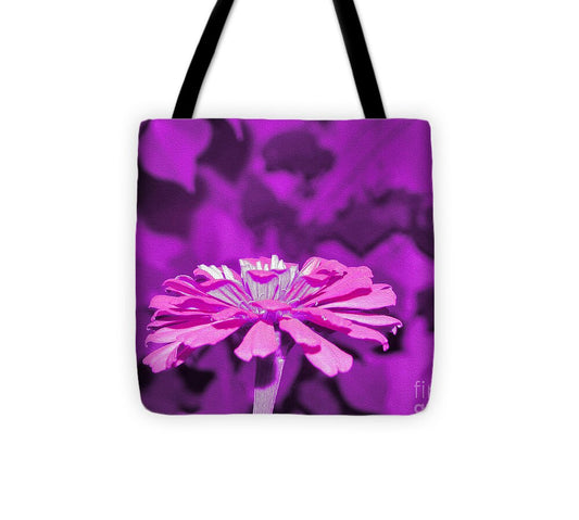 Purple Art Flower - Tote Bag