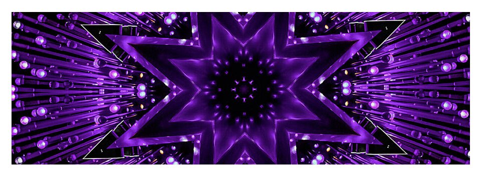 Purple StarsShine Mandala - Yoga Mat