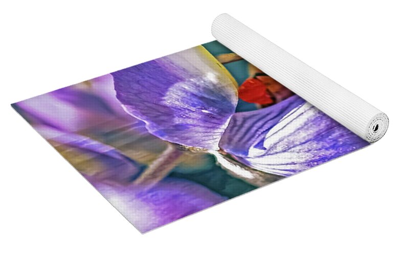 Ready for Lift Off from a Purple Flower - Yoga Mat