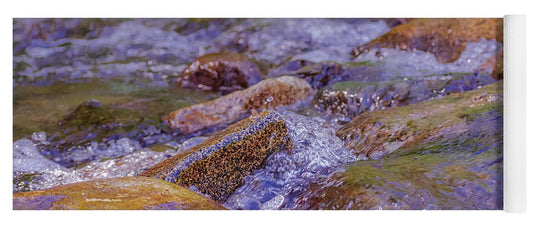 Rushing River and Rocks - Yoga Mat