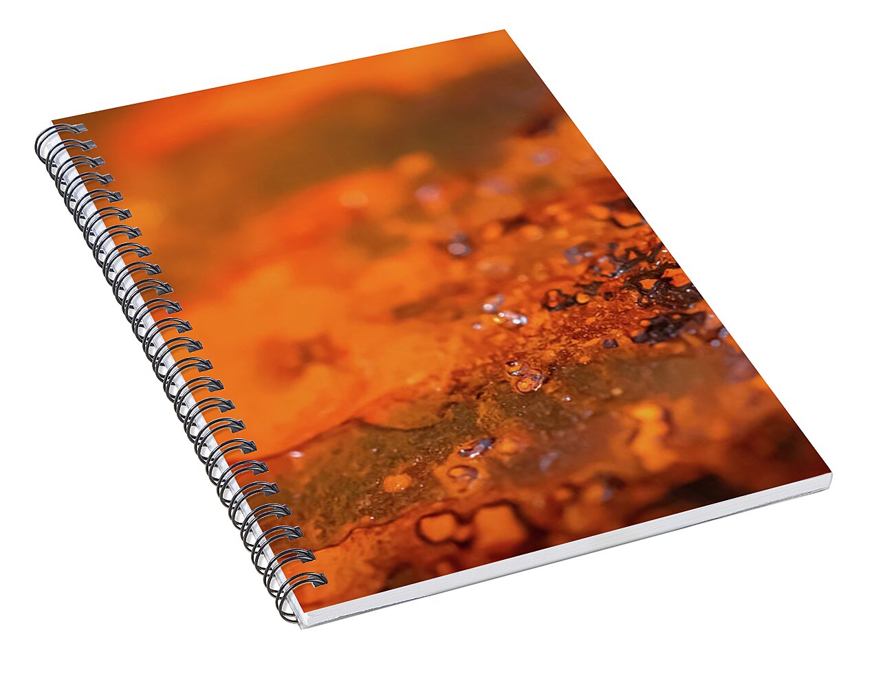 Rusted Close Up Art - Spiral Notebook
