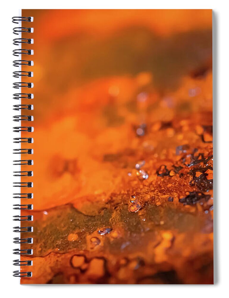 Rusted Close Up Art - Spiral Notebook
