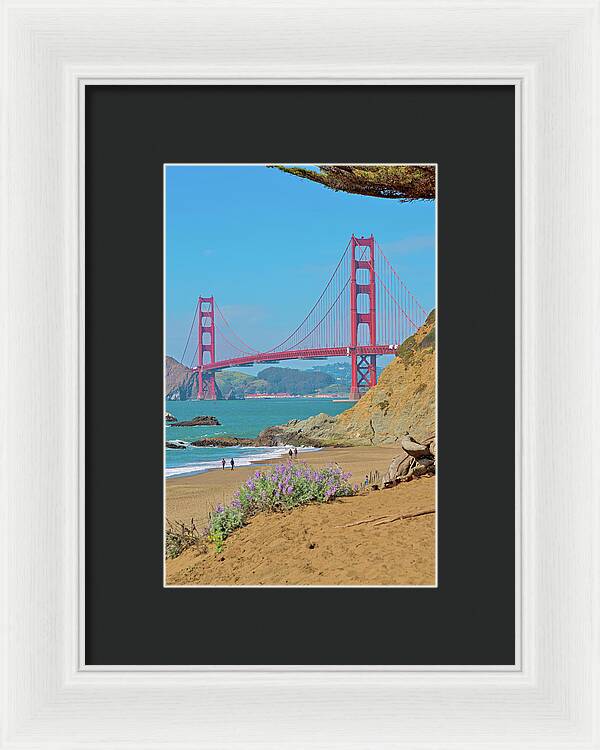San Francisco Golden Gate at Baker Beach - Framed Print