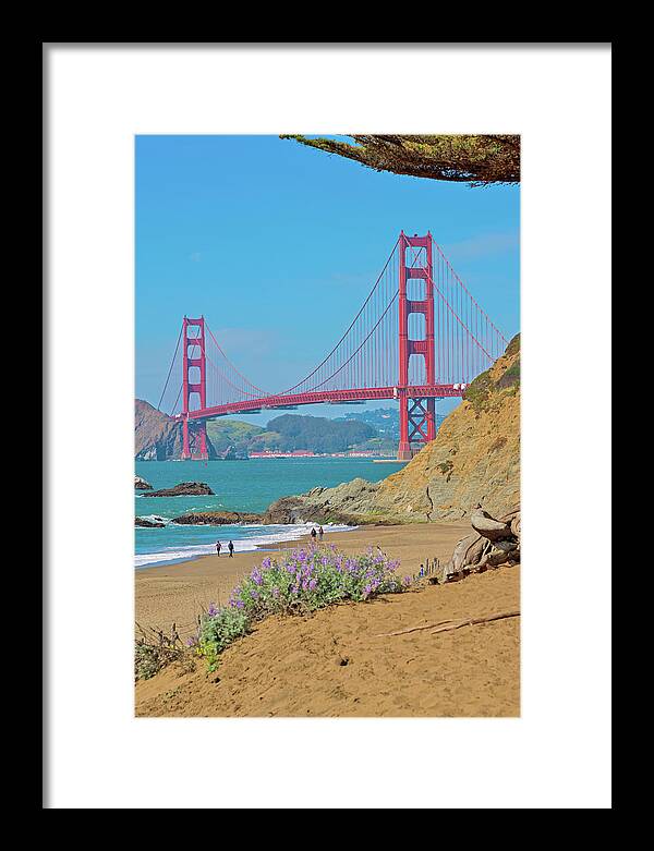 San Francisco Golden Gate at Baker Beach - Framed Print