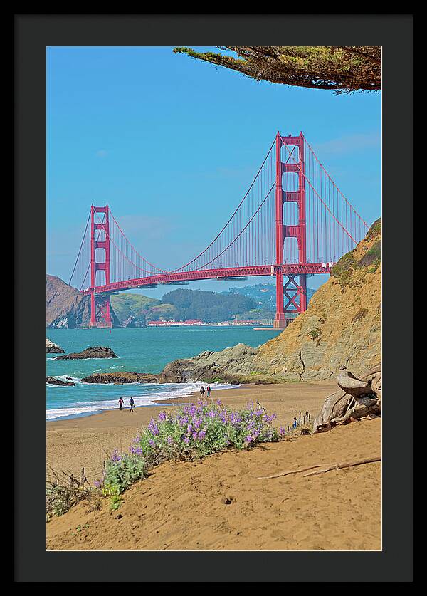 San Francisco Golden Gate at Baker Beach - Framed Print