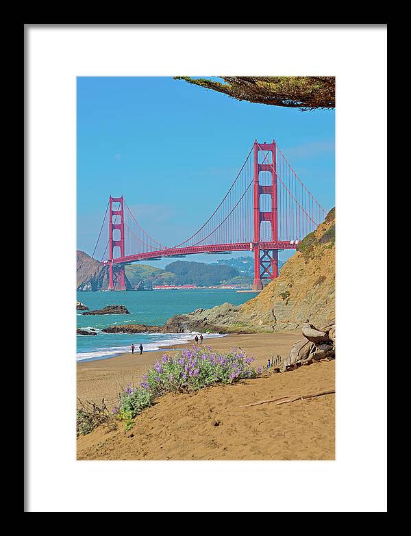 San Francisco Golden Gate at Baker Beach - Framed Print