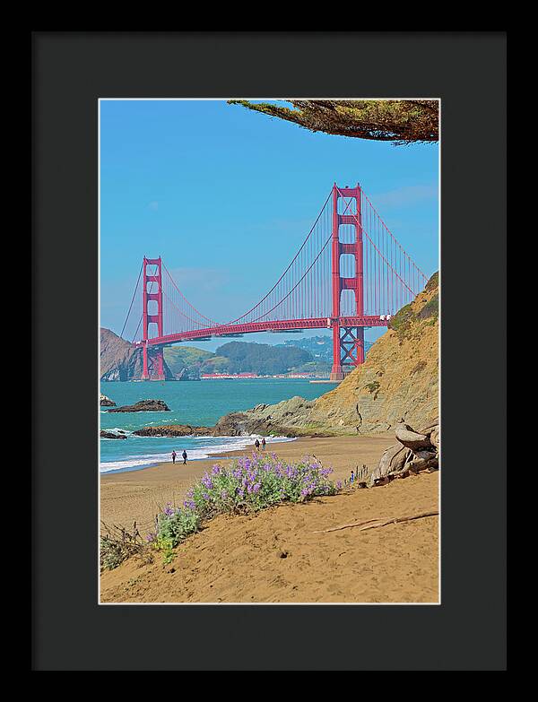 San Francisco Golden Gate at Baker Beach - Framed Print