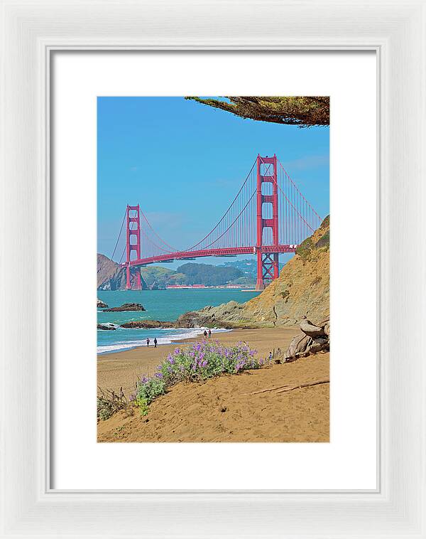 San Francisco Golden Gate at Baker Beach - Framed Print